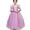 Purple Long sleeve, variant on KAWELL Girls' Purple Princess Sofia Costume Halloween Masquerade Ball Dress with Sleeves