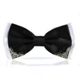 thumbnail image 1 of New Boutique Wedding Married Groom Men Neck Wear Butterfly Knot Bow Tie Male Formal Party Black White Blue Red|Men's Ties, 1 of 5