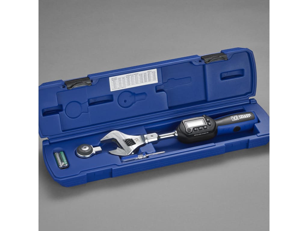 Yellow Jacket Adjustable Digital Torque Wrench, Real-Time