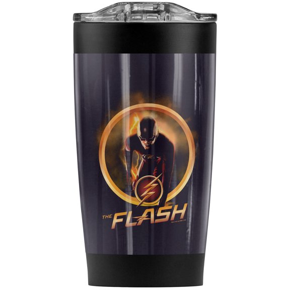 Flash Tv Series/Fastest Man Alive Stainless Steel Tumbler 20 oz Coffee Travel Mug/Cup, Vacuum Insulated & Double Wall with Leakproof Sliding Lid | Great for Hot Drinks and Cold Beverages