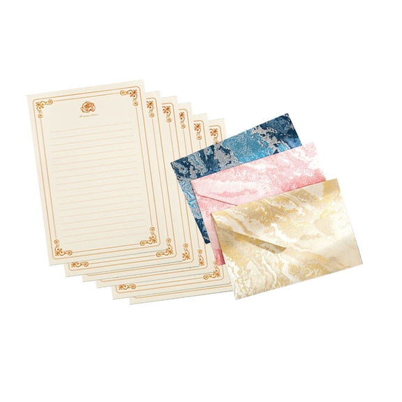ROZYARD 1 Set Stationery Paper and Envelopes Set Chinese Styles Letter Writing Paper Retro Stationary Paper for Cards