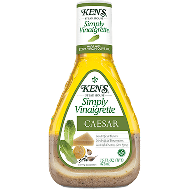 Ken's Steakhouse Simply Vinaigrette, Caesar, 16 Fl Oz