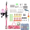 thumbnail image 3 of Spinning Rod,With Reel And Rod Pole With Rod And Reel Pole With Reel Combo And Lures Swivels Reel And Lures Kit 1.2m/1.5m Rod Kids Kit 1.2m1.5m Rod Funien Siuke Reel Set Rod, 3 of 6