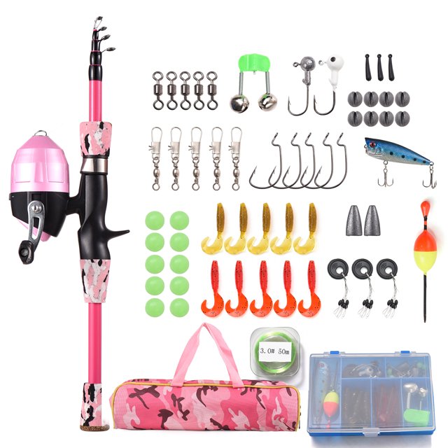 Spinning Rod,And Lures Swivels With Reel And Lures Swivels Carry 1.2m/1.5m Rod Pole Rod And Reel Kit 1.2m/1.5m Rod Kids Combo Kit 1.2m/1.5m And Reel Combo Pole With Reel Rod Pole With Wenzi