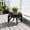 Black, variant on Plant Stand White, Single Tier Wrought Iron Flower Pot Stand, Floor Standing Plant Shelf for Potted Plants, Indoor Outdoor Home Garden Balcony Decor