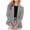 Gray, variant on NARABB Women's Suit Blazers Jackets Suit Long Sleeve Open Front With Button Pockets For Business Office