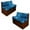 Blue Camouflage Print, variant on XYZCANDO Purple Star Print RV Sofa Cover RV Couch Cushion Slipcovers Comfortable Loveseat Slipcovers for Travel Couch Stain Resistant Sofa Cover 2 Backrest Cover & 2 Bench Cover