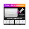 thumbnail image 2 of Étui Clavier Sans Fil pour iPad Air 11 Pouces 2024 (M2), iPad Pro 11 4th 3rd 2nd 1st Gen 2022 - 2018 Étui iPad Air 5th 4th Gen avec Clavier, Support Magique, Pavé Tactile Multi-Touch, Rétroéclairé 7 Couleurs, 2 of 7