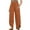 Orange, variant on ZZwxWA Womens Baggy Wide Leg Pants Casual Elastic Waisted Palazzo Harem Pants High Waisted Flowy Lounge Pants with Pockets Holiday Gift Finder