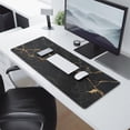 thumbnail image 3 of "Extra Large Extended Gaming Mouse Pad (31.5x11.8 Inch): Stable Rubber Base, Stitched Edges | Boost Your Gaming & Work Performance with Mountain Design", 3 of 7