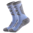 thumbnail image 2 of 5 pares de calcetines para caminar y senderismo para hombres y mujeres, antiampollas, cómodos, transpirables, de algodón natural, acolchados para deportes al aire libre oso de fresa  Electrónica, 2 of 4