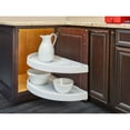 thumbnail image 2 of Rev-A-Shelf 39" Lazy Susan Half-Moon Polymer Two-Tier Blind Cabinet 6882-39-11-570, 2 of 12
