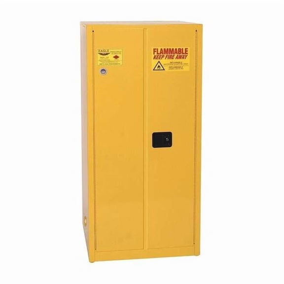 Eagle Mfg Flammable Liquid Safety Cabinet,Yellow 1962X