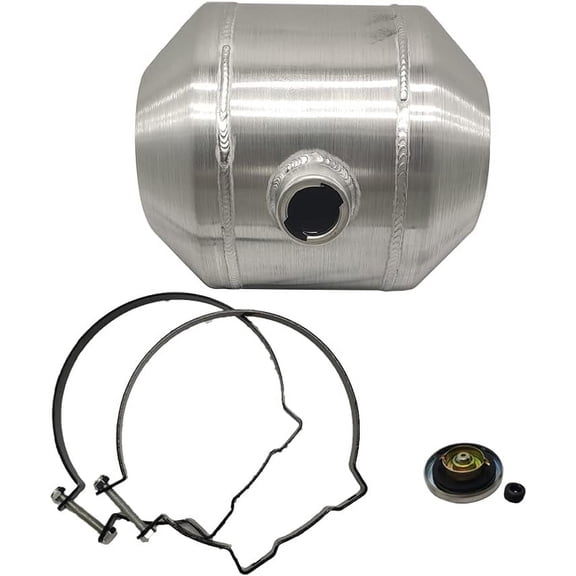JSD AUTO PARTS center fill Outlet 3/8" NPT 10"x12" 3.75 Gallons Aluminum fuel/gas tank
