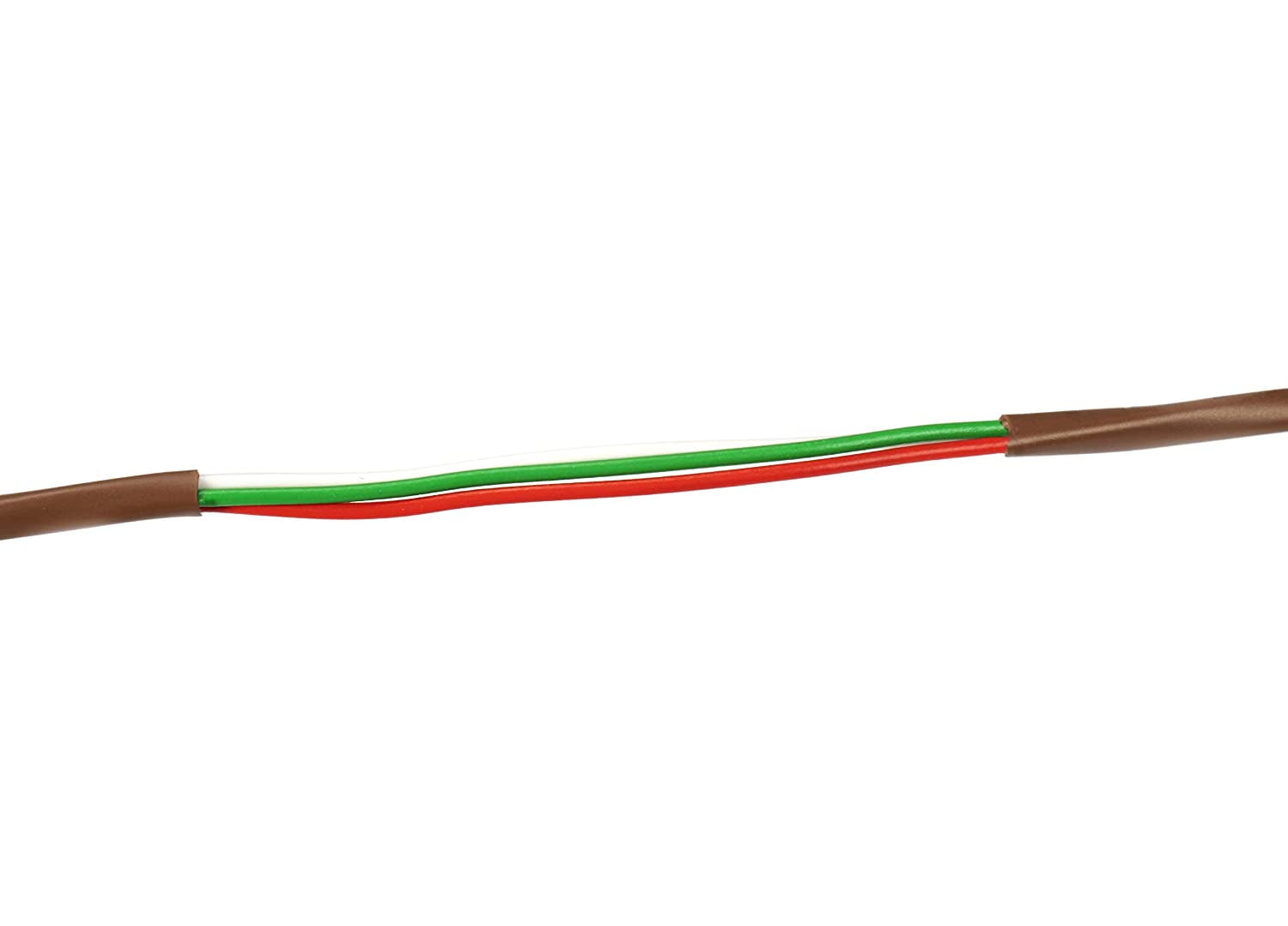 THE CIMPLE CO - Thermostat Wire 18/3 -Brown- 18-Gauge Solid Copper 3-Conductor CL2/CMR - 50ft