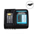 thumbnail image 1 of 2m Cargador De Batería Para 18v Bl1815 Bl1860 Bl1430 Bl1450 Bl1830 Dc7100 Dc711, 1 of 5