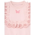 thumbnail image 5 of Modern Moments Toddler Girl Glinda Wicked Eyelet Ruffle Sweatshirt, Sizes 12 Months - 5T, 5 of 10
