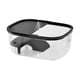 thumbnail image 5 of para tomar el sol para tortugas, terraza de , versátil, acuario, fregadero para animales, muelle, estante de escalada transparente, M negro, 5 of 10