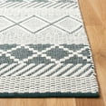 thumbnail image 5 of SAFAVIEH Natura Aaron Geometric Wool Area Rug, Ivory/Green, 5' x 8', 5 of 7