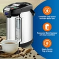 thumbnail image 5 of Nutrichef Digital Water Boiler and Warmer stainless Electric Hot Water Dispenser, 5 of 7