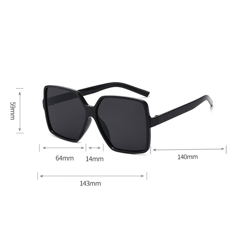 Aligament Oversized Square Frame Sunglasses Womens Retro  display picture 1