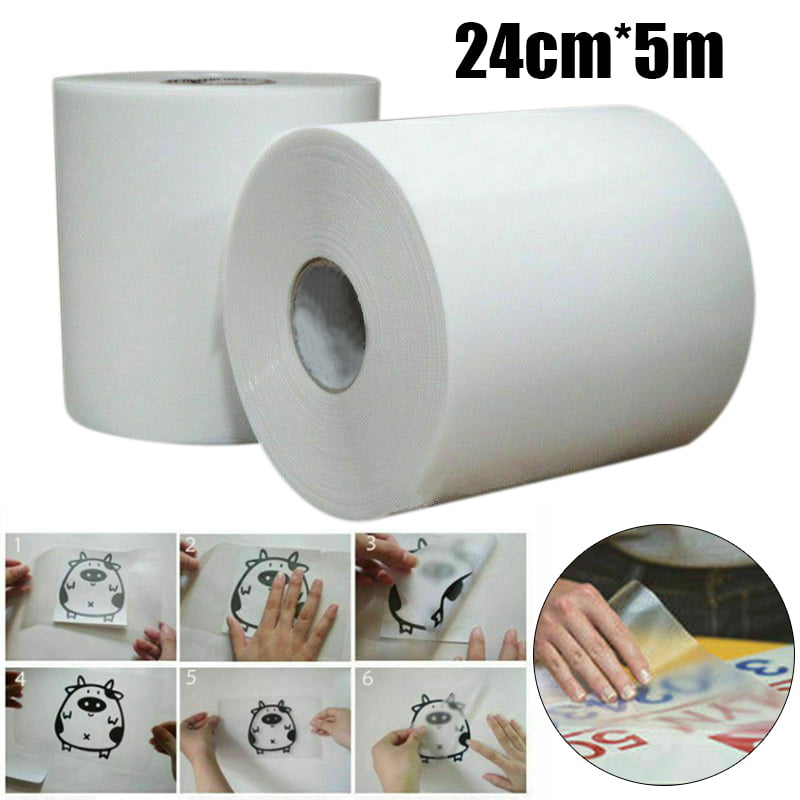24*5m Hot Clear Sign Vinyl Application Tape Sticky Decal Sticker Transfer Paper 