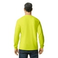 thumbnail image 3 of Gildan High Visibility Safety Long Sleeve Tee, Hi Vis Safety Green T-shirt for Men, Pack 3, XL, 3 of 5