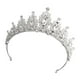 thumbnail image 1 of Corona de novia, corona de boda para mujer, diadema con diamantes de imitación, corona de boda para mujer, compacta y ligera, 1 of 7