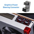 thumbnail image 3 of Adaptador ATX de 6 pines hembra a macho en ángulo de 180 grados hacia abajo para tarjeta gráfica Tmvgtek Componentes de la computadora, 3 of 8