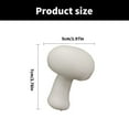 thumbnail image 5 of YIEMEEN 10pcs Pack Realistic White Mushroom Figurines Statues For Home And Garden Use, 5 of 8