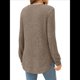thumbnail image 5 of Suéteres de Moda para Mujer, Tops de Larga, Ropa de Otoño, Camisetas y Blusas de Moda. Color Café XL, 5 of 6