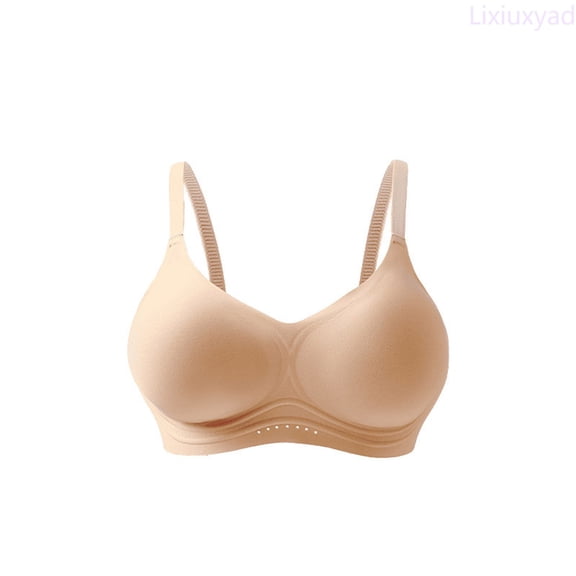 Lixiuxyad Enhancing Push Up Bra For Seamless T Shirt Bra With Light Support And Side Coverage,Bras for Women Beige L