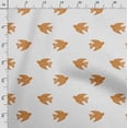 thumbnail image 3 of Soimoi Bird Print, Poly Taffeta Fabric Decor Sewing Fabric By The Yard- 56 Inch WideDecorative Fabric For Outdoor Upholstery, Umbrellas And Home Accents-Orange, 3 of 5