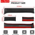thumbnail image 2 of Door Sill Guards Kit Rubber Door Entry Guards for Jeep Wrangler JL JLU Gladiator JT Door Accessories Parts Door Sill Protector Full Coverage Replacement (), 2 of 6
