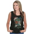 thumbnail image 4 of No Regrets Skull Snake Rose Tattoo Plus Size Graphic Tank Top Brisco Brands 2X, 4 of 5