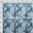 thumbnail image 3 of oneOone Cotton Poplin Teal Blue Fabric Tie Dye Craft Projects Decor Fabric Printed By The Yard 42 Inch Wide, 3 of 6