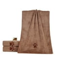 thumbnail image 3 of Pet Supplies Microfiber Drying Towel For Cats And Dogs Lightweight Reusable Absorbent Cleaning Cloth For Bath Spa Grooming Indoor Outdoor Use, 3 of 4