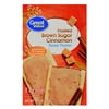 Great Value Frosted Toaster Pastries, Brown Sugar Cinnamon, 14.7 oz, 8 Count