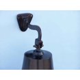 thumbnail image 2 of Hampton Nautical 3xglass-101 Bronze Hanging Ship's 15" Bell-Nautical Decoration, 15 inch, 2 of 6