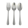 thumbnail image 4 of Gibson Home Sinta 87-Piece Stainless Steel Flatware Set with Bead Border Design – Service for 12 Plus Serving Utensils, Polished Silverware, Dishwasher Safe, 4 of 9