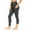 Dark Gray, variant on BLVB Girls Fleece Lined Leggings Warm Winter Running Tights for Kids High Waist Athletic Yoga Pants with Pockets 4-13 Years
