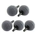 thumbnail image 1 of Zhuge Aireador de estanque con piedra difusora de oxígeno de burbujas esféricas de 2 piezas para acuario, utilizado para peceras, baldes y accesorios de bomba de aire, gris (17 mm), 1 of 5