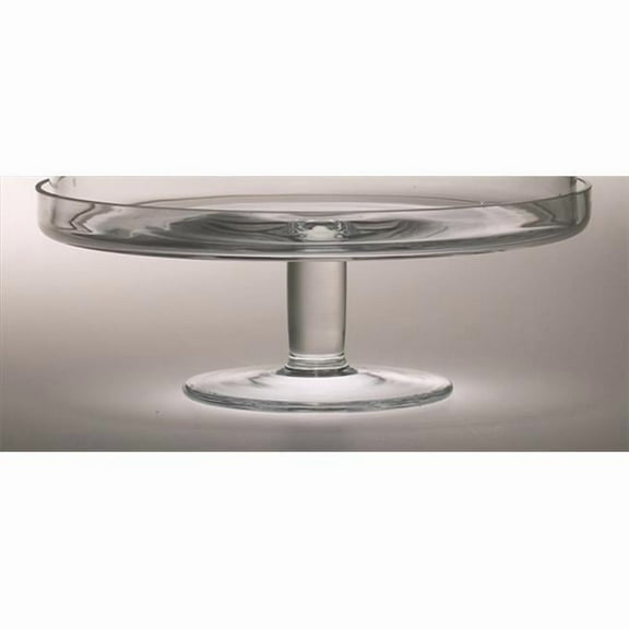 Classic clear 11 in. High Quality Glass Cake Stand