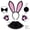 08-Black, variant on CAIXIA Easter Dresses For Girls Bunny Dress Up Outfits Set Kids Rabbit Girls Headbands Tutu Dress For Girls