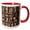 Red/White, variant on 3drose, Usa, Alaska. Collection of Old Traps Hang on Log Cabin Wall., 11oz Mug
