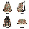 thumbnail image 4 of FORMRS Mini Backpack Purse for Women Quilted Travel Daypack Casual Shoulder Bag, Beige Tomatoes Pattern, 4 of 7