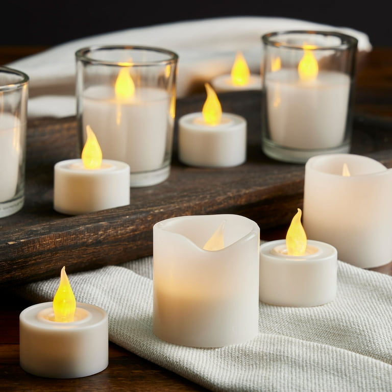 Led flameless tea light 2024 candles by ashland
