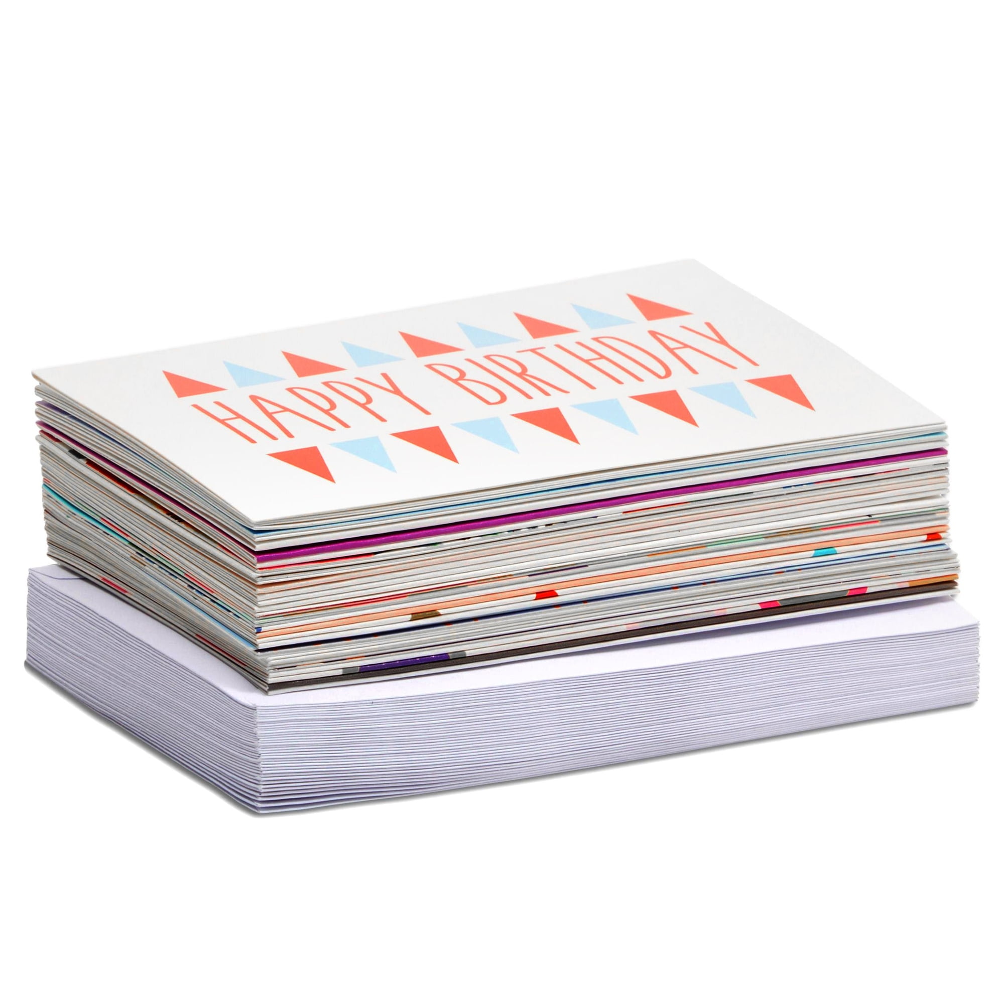 Better Office Birthday Cards with Envelopes 6 x 4 Multicolor 100/Pack (64531)