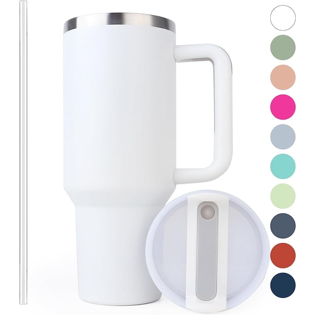 Whitefoord Tartan Crest 40 oz Insulated Tumbler with Handle