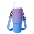 thumbnail image 3 of BUTOMKY for Stanley Cup 40oz Water Bottle Holder with Strap - Insulated Neoprene Crossbody Bag with Phone Pocket, Adjustable Shoulder & Handheld Straps for Women/Girls, 3 of 7